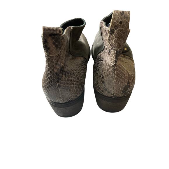 Eric Michael‎ Shooties Suede & Reptile Mix Media Sz 40 (9) - Picture 5 of 8